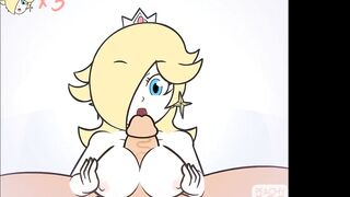 Super Smash Girls Titfuck - Princess Rosalina by PeachyPop34
