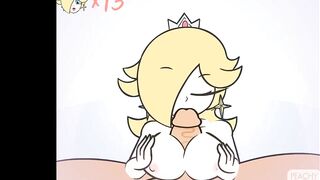 Super Smash Girls Titfuck - Princess Rosalina by PeachyPop34