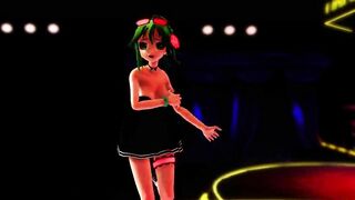 MMD GUMI No Panty Dance