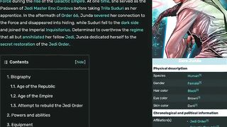 Star Wars Jedi Cal and Ebony milf Cere Interracial anal