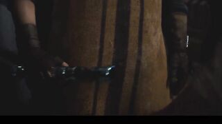 Star Wars Jedi Cal and Ebony milf Cere Interracial anal