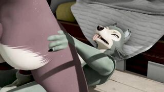 JUNO FROM BEASTARS GIVES LEGOSI A HELPING HAND - SECOND LIFE YIFF [WITH SOUND]
