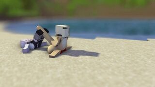 Futanari for minecraft | Footjob | 4K 60 FPS