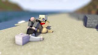 Futanari for minecraft | Footjob | 4K 60 FPS
