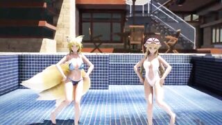 MMD Sexy Touhou Dance (So Much Loving You)