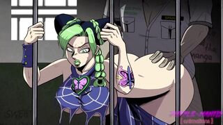 Jolyne Cujoh Gets her Thicc Ass Interrogated - Jojos Bizarre Adventure Commission