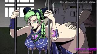 Jolyne Cujoh Gets her Thicc Ass Interrogated - Jojos Bizarre Adventure Commission
