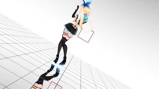 Hentai MMD - [MMD]DEEP BLUE TOWN ~紳士框~ (Hazy)