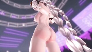 mmd r18 Akari-chan Vanilla Job Dance Boobs Version nonmosic 3d hentai lady like cum swallow