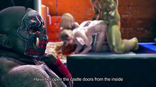 Female knight lose to monster ork - episode.16