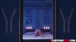tracer x brigitte 3d bdsm fooling with hairy pussy
