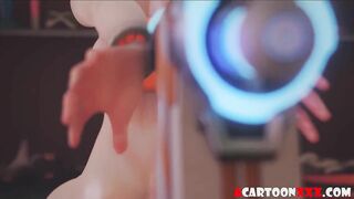 tracer x brigitte 3d bdsm fooling with hairy pussy