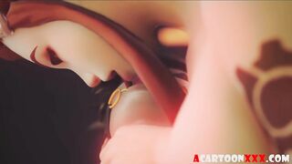 tracer x brigitte 3d bdsm fooling with hairy pussy