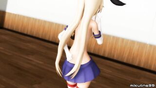 Hentai MMD - 島風の魅惑ヒップダンス セックス (Mikuline39)