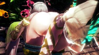 ELF WARRIOR LICKED PUSSY OF THE QUEEN FOREST | 3D Hentai