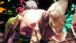 ELF WARRIOR LICKED PUSSY OF THE QUEEN FOREST | 3D Hentai
