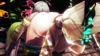 ELF WARRIOR LICKED PUSSY OF THE QUEEN FOREST | 3D Hentai