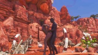 African Woman Gets Filled With BBC