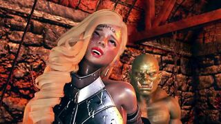 Knight dedicate herself to the orks.6