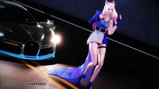 KDA Ahri - Popstar & Sex [MMD R-18]