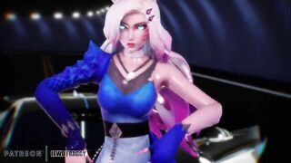 KDA Ahri - Popstar & Sex [MMD R-18]