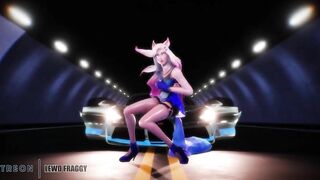 KDA Ahri - Popstar & Sex [MMD R-18]