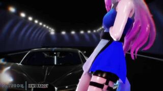 KDA Ahri - Popstar & Sex [MMD R-18]