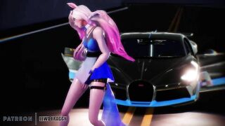 KDA Ahri - Popstar & Sex [MMD R-18]