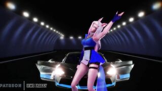 KDA Ahri - Popstar & Sex [MMD R-18]