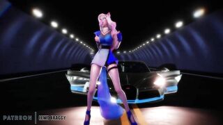 KDA Ahri - Popstar & Sex [MMD R-18]