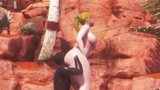 Thick White Woman Gets BBC Cumshot