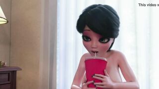 Mom & dickgirls - Movie Night 02 | 3D Futanari Family Threesome Animation (ENG Voices)