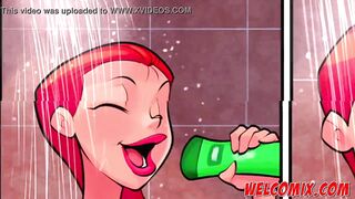 Fucking in the bathroom... Gossip in the bathroom - College Perverts