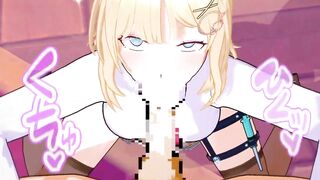 【ホロライブ WatsonAmelia】WatsonAmeliaがフェラチオで搾り取ってくれるだけ