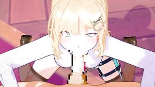 【ホロライブ WatsonAmelia】WatsonAmeliaがフェラチオで搾り取ってくれるだけ