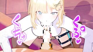 【ホロライブ WatsonAmelia】WatsonAmeliaがフェラチオで搾り取ってくれるだけ
