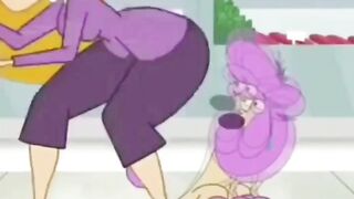Cartoon female fart compilation