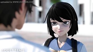 ADULT TIME Hentai Sex Headmaster Makes Tardy Classmates Fuck In Front Of Everyone