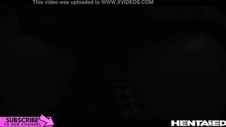 Real Life Hentai - Little Dragon hardcore double Penetration with Cumflation and Huge Anal Creampie