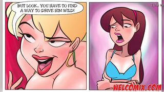 Learning with her girlfriend - The Naughty Home Tittle 5