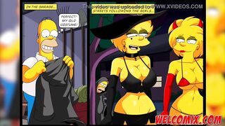 Halloween night with sex - The Simptoons