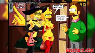 Halloween night with sex - The Simptoons