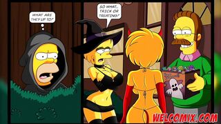 Halloween night with sex - The Simptoons