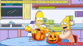Halloween night with sex - The Simptoons