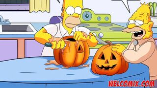 Halloween night with sex - The Simptoons