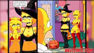 Halloween night with sex - The Simptoons