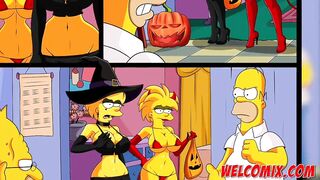 Halloween night with sex - The Simptoons