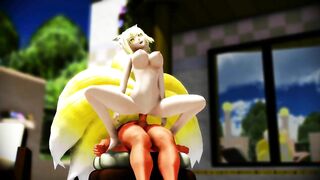 【MMD】藍様で背面騎乗位セックス