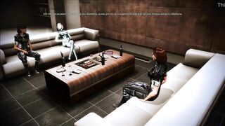 Mass Effect - Samantha Taynor and EDI Sexual Fantasy - Compilation