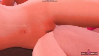 Lesbians In Red Lingerie Have Sex In Sexy Room - Sexual Hot Animations